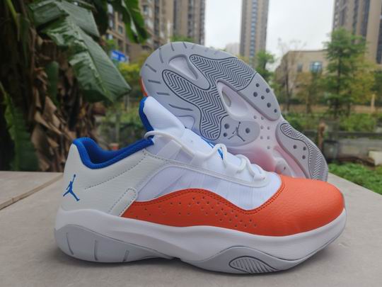 Air Jordan 11 CMFT Low 'Knicks' CW0784-108 White Orange Men's Basketball Shoes-70